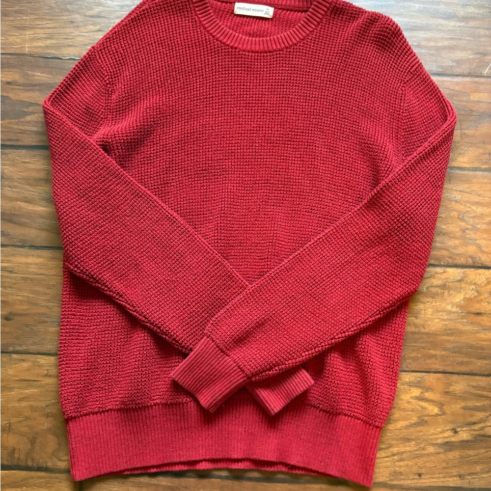 Classic Red Crewneck Sweater